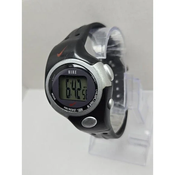 Vintage Rare Nike Triax 120 Lap Digital Running Watch 100M New Battery